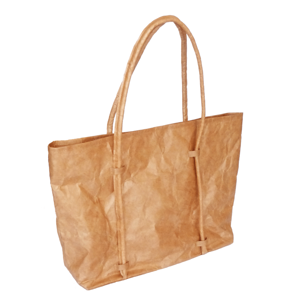 TOTE BAG | Tyvek® - Original Brown with Pipe Handle | Bo-borsa