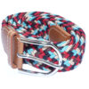 woven belt stretch unisex multi-colour