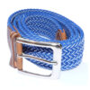 woven belt blue white