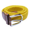 woven belt unisex yellow